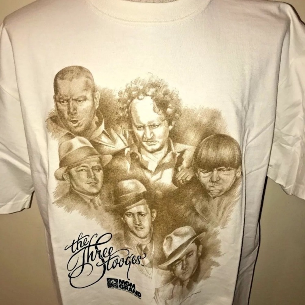 Three Stooges Vintage MGM T Shirt Men's XL NWT